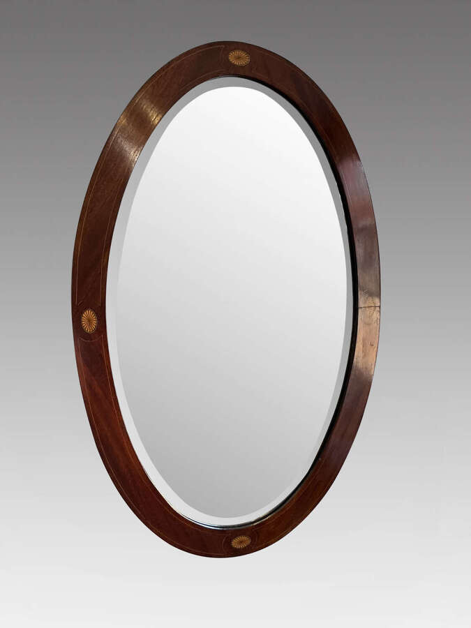 Edwardian wall mirror