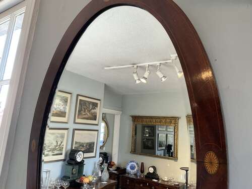 Edwardian wall mirror