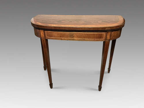 Georgian card table