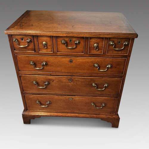 Antique cedar wood chest of drawers