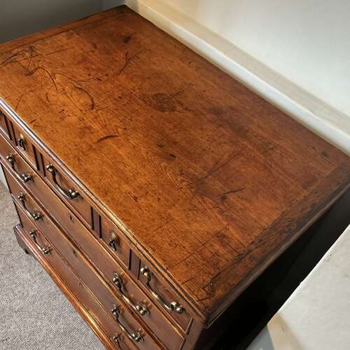 Antique cedar wood chest of drawers