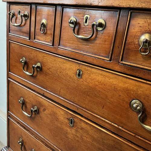 Antique cedar wood chest of drawers