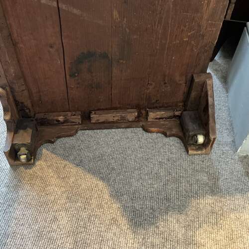 Antique cedar wood chest of drawers
