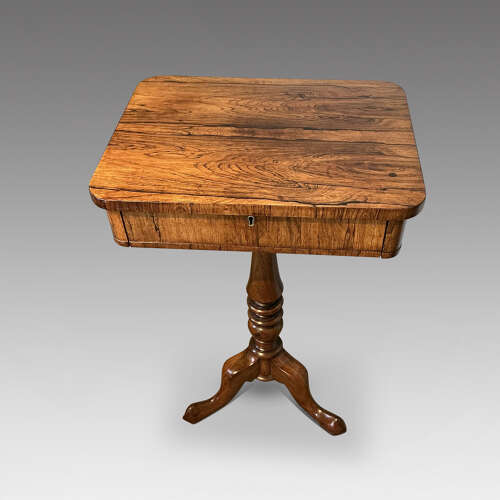 Antique rosewood sidetable