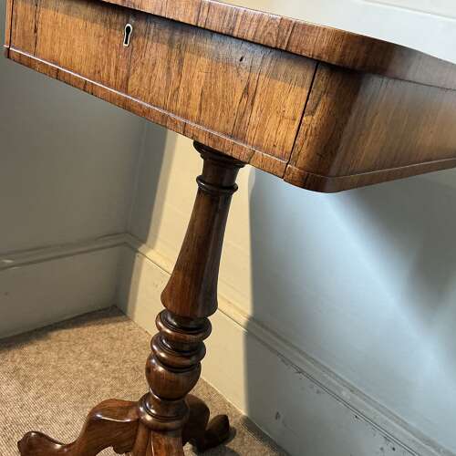 Antique rosewood sidetable