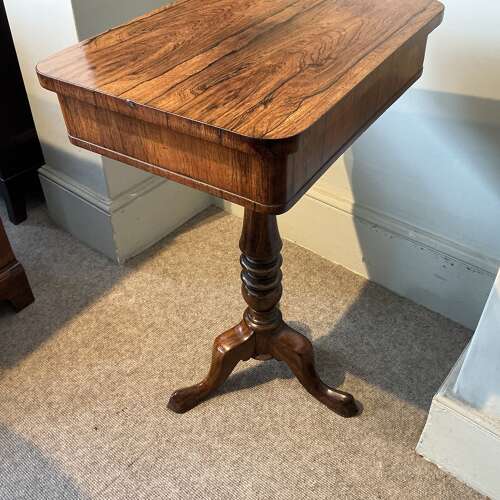 Antique rosewood sidetable