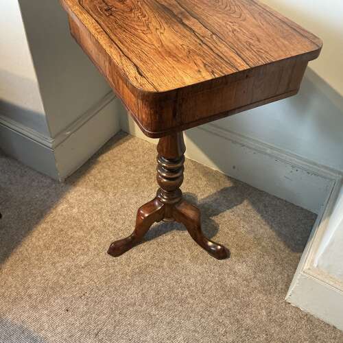 Antique rosewood sidetable