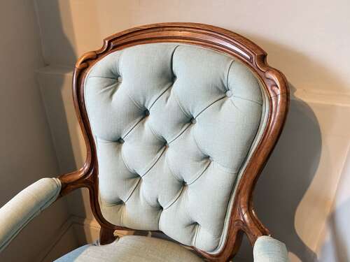Antique open armchair