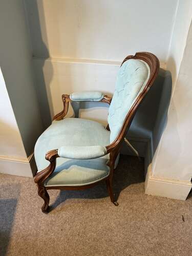 Antique open armchair
