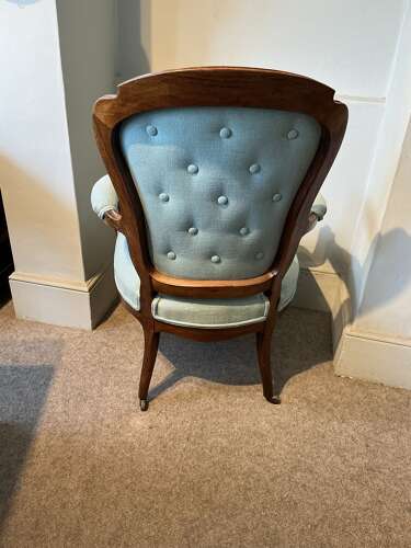 Antique open armchair